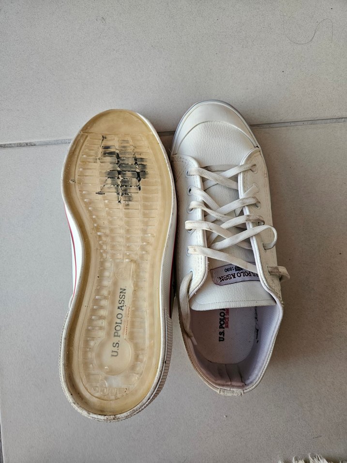 U.S. Polo Assn. Beyaz Sneakers - Görsel 5