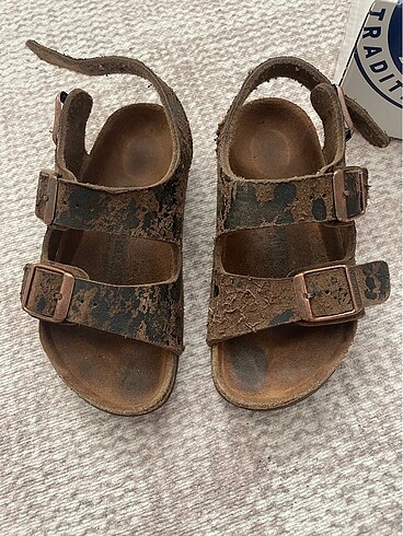 25 Beden kahverengi Renk Birkenstock sandalet