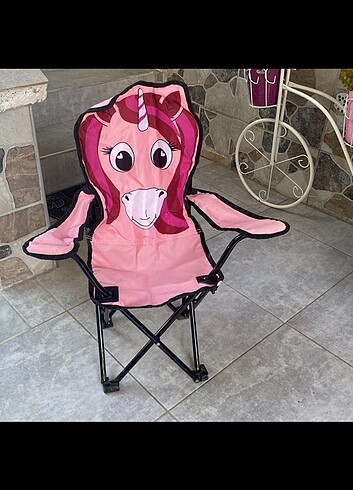 Unicorn çocuk plaj kamp sandalyesi