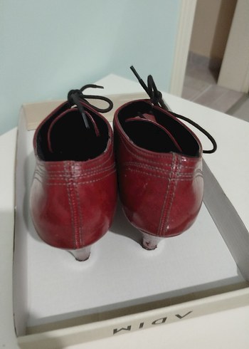 Deichmann kırmızı Rugan Bağcıklı Stiletto Kadın Ayakkabı