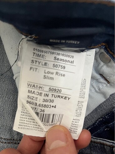 30 Beden lacivert Renk LTB JEAN