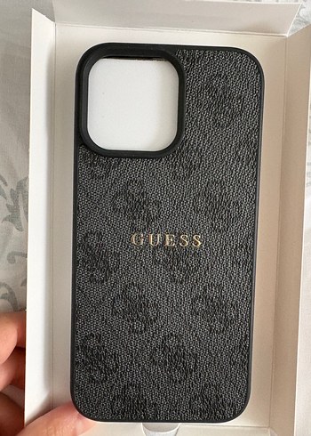 Guess Siyah Monogramli Sik Telefon Kilifi