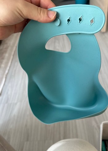 oioi Pastel Mavi Bebek Önlüğü - Görsel 2