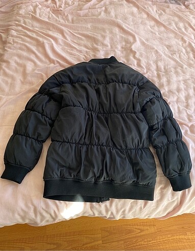 xs Beden siyah Renk H&M oversize pilot ceket