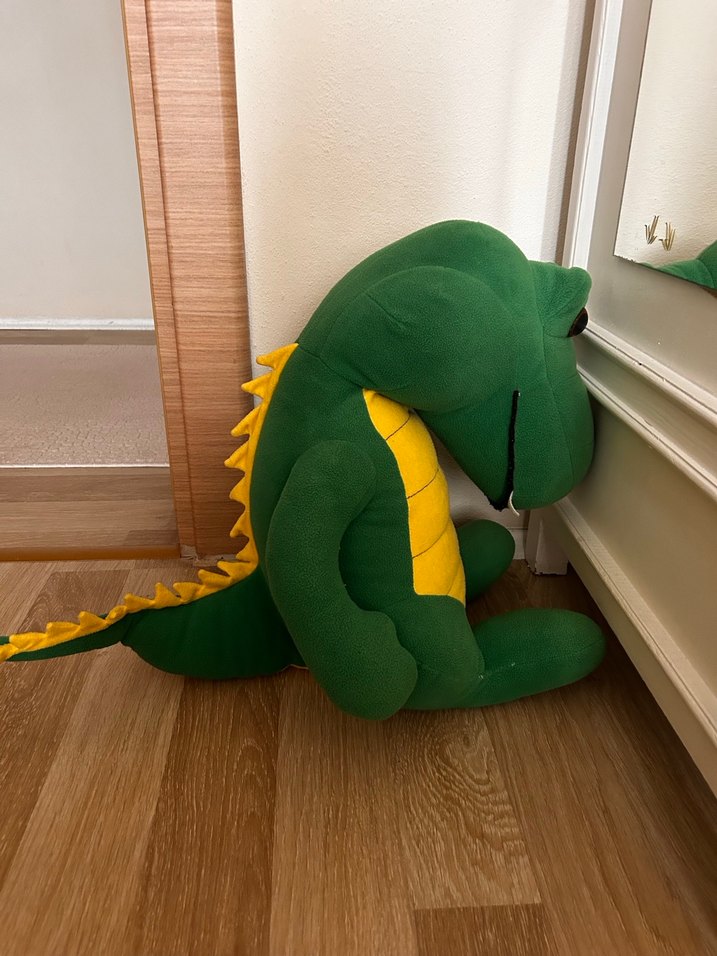 Yeşil Timsah Peluş Oyuncak - Görsel 2