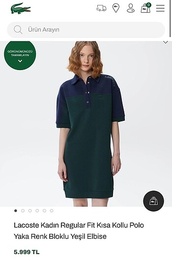 Lacoste elbise