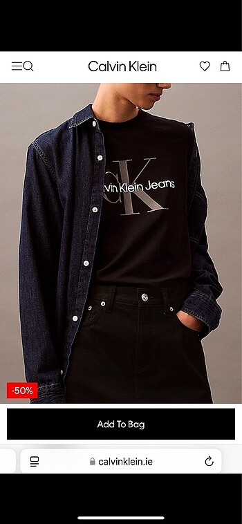 Calvin klein tişört - Görsel 2