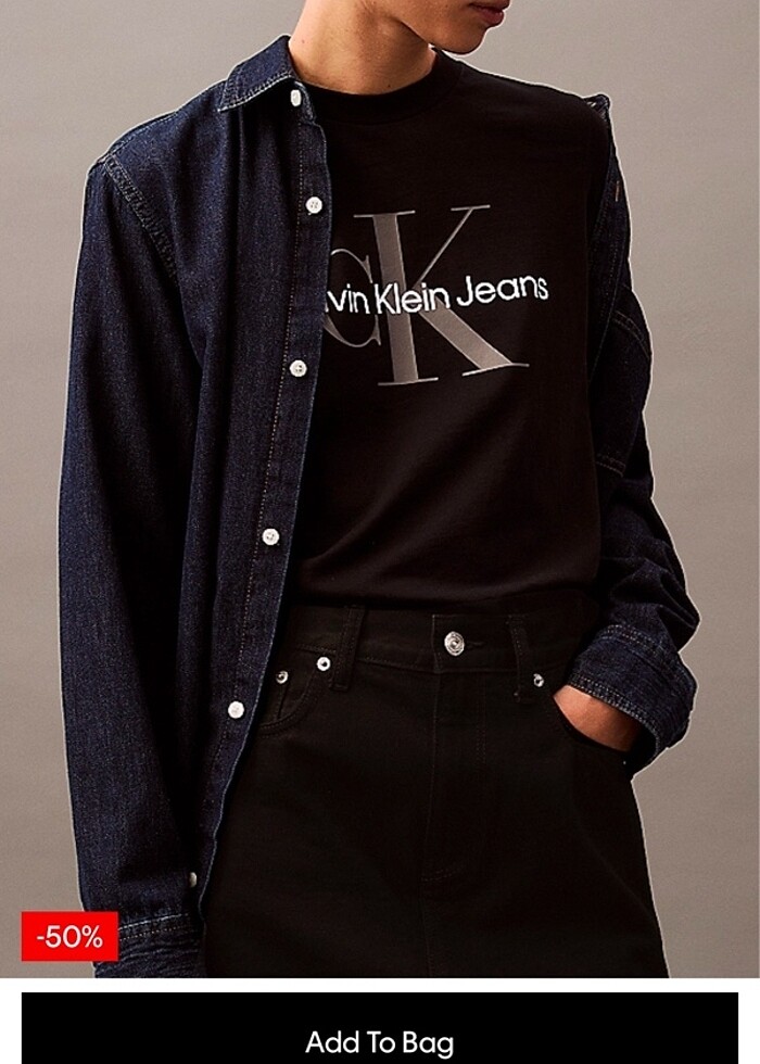 Calvin klein tişört - Görsel 2