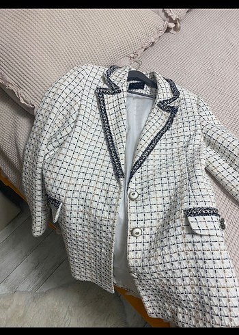 Kışlık tuvit iç astarlı blazer Ceket - Görsel 7