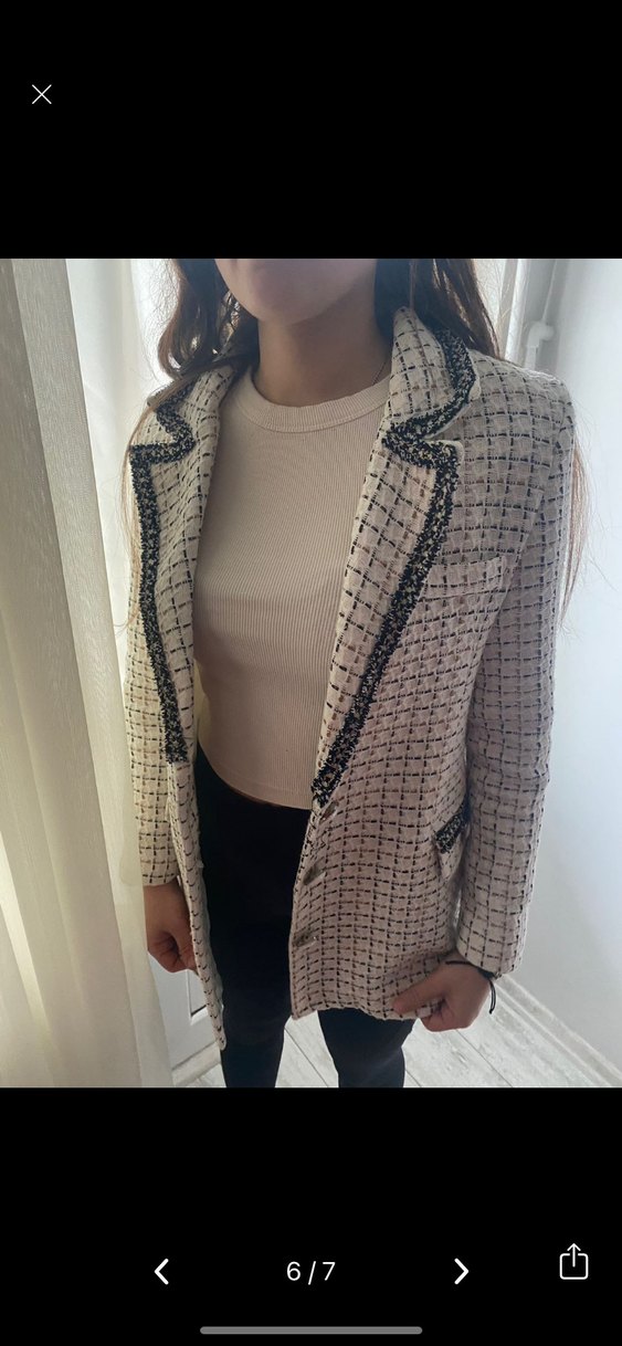 Kışlık tuvit iç astarlı blazer Ceket - Görsel 2