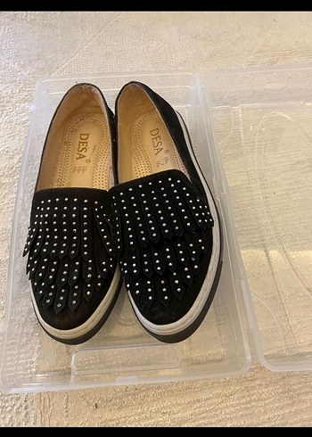 Desa taşlı süet ayakkabı - Görsel 2