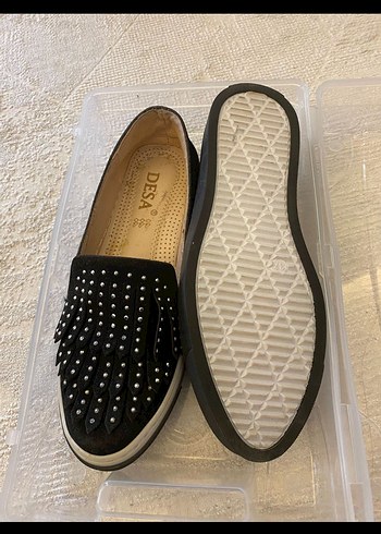 Desa taşlı süet ayakkabı - Görsel 3