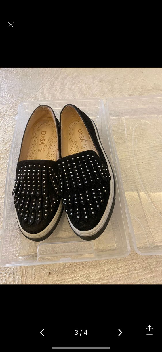 Desa taşlı süet ayakkabı - Görsel 2