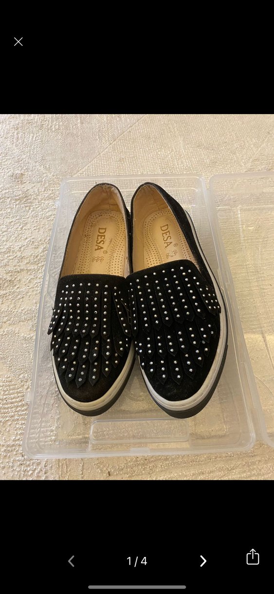 Desa taşlı süet ayakkabı - Görsel 4