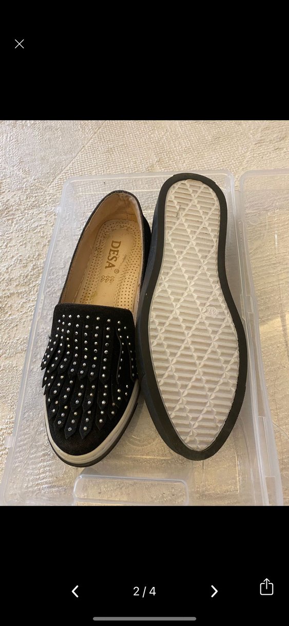 Desa taşlı süet ayakkabı - Görsel 3