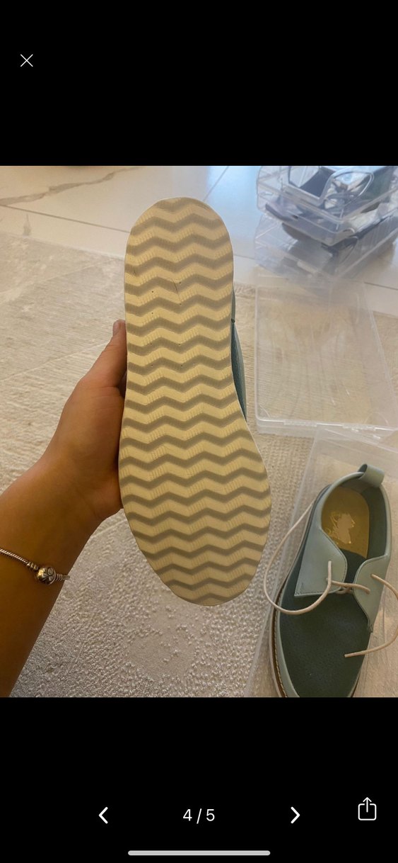 Desa marka Turkuaz Süet Kadın Ayakkabı - Görsel 3