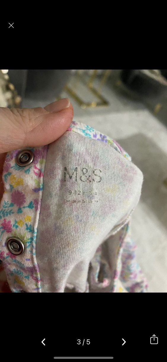 M&S marka çiçekli tulum - Görsel 4