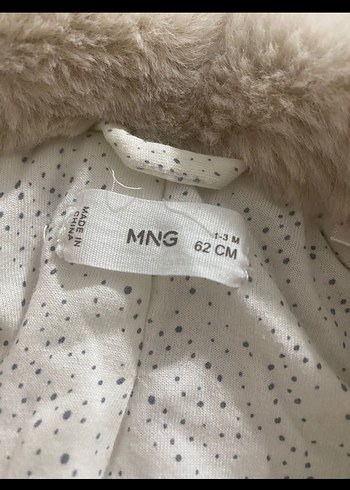 Mango marka peluş krem renk mont - Görsel 4