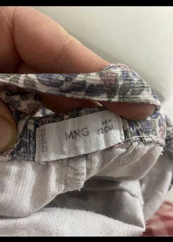 Mango kadife çiçekli tulum ve iç badi - Görsel 8