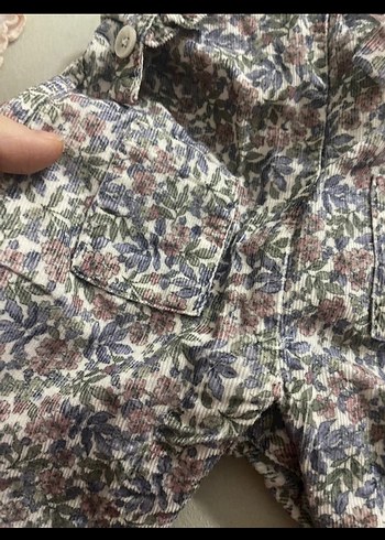 Mango kadife çiçekli tulum ve iç badi - Görsel 7