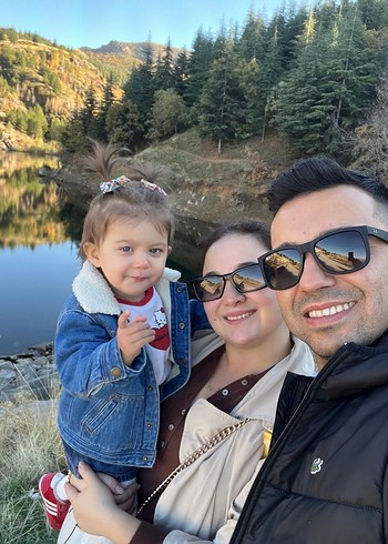 Zara içi kürklü kot ceket - Görsel 5