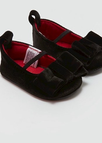 Lcw steps Siyah Fiyonklu süet 20 numara Babet - Görsel 3