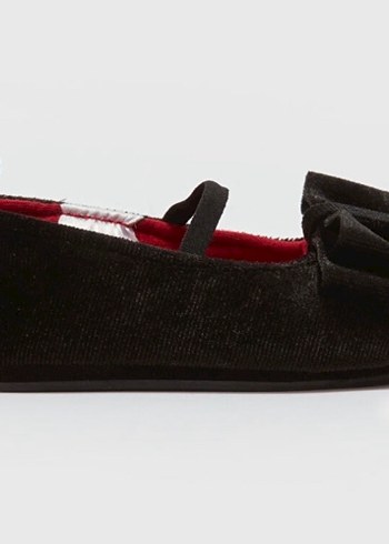 Lcw steps Siyah Fiyonklu süet 20 numara Babet - Görsel 2