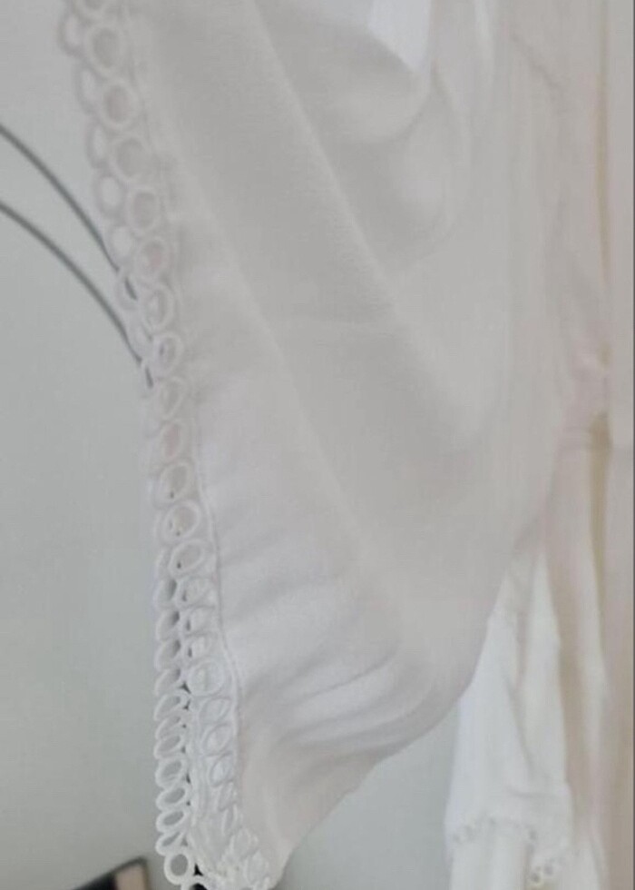 Twist beyaz elbise - Görsel 5