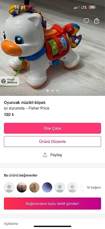 Fisher Price Eğitici oyuncak