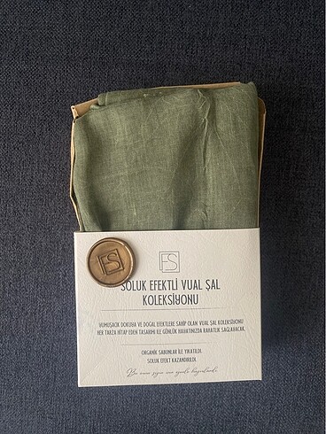 Freshscarfs Adaçayı Soluk Efektli Vual Şal
