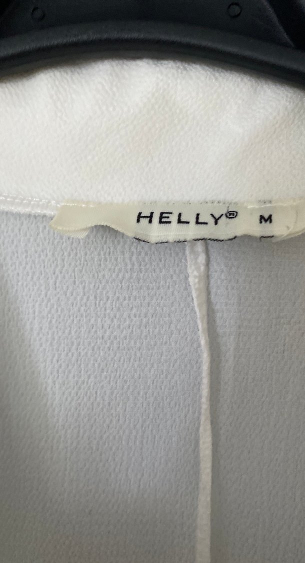 Beyaz Dökümlü Kadın Ceket - Görsel 3