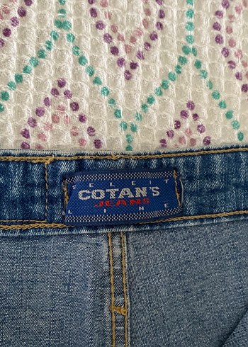 Bol Kesim Mavi Denim Kadın Pantolon - Görsel 2