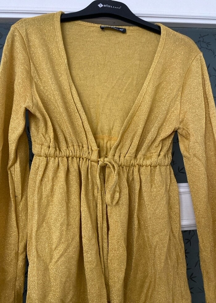 Simli ince hırka - Görsel 2