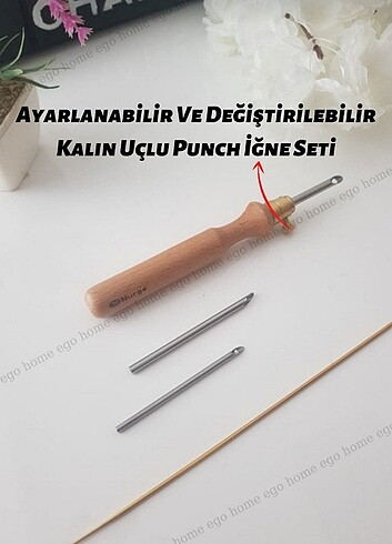 Nurge Kalin Punch İgnesi Yün İçin