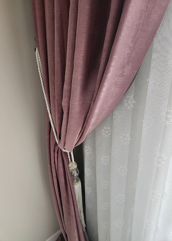 Pembe fon perde - Görsel 2