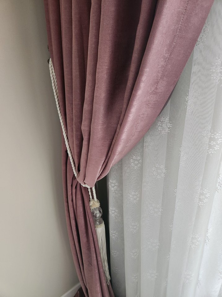 Pembe fon perde - Görsel 2