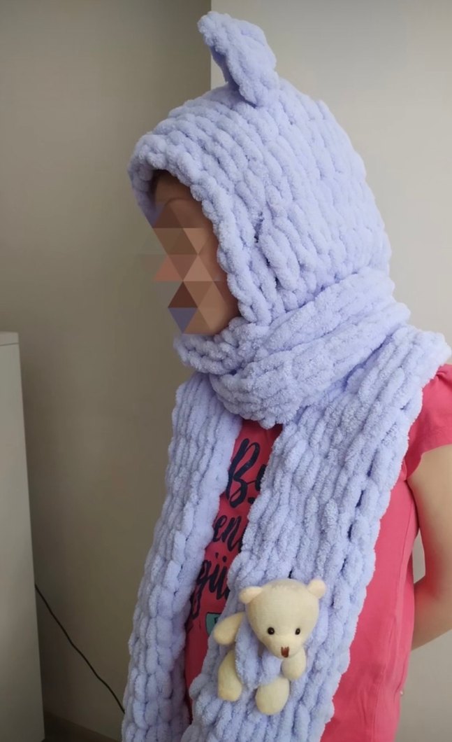 Çocuk Bere ve Atkı Seti - Görsel 3