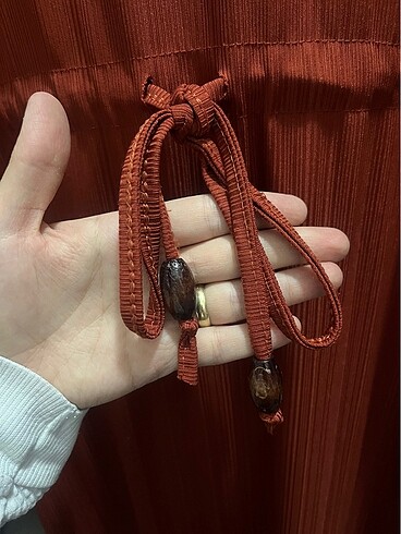 Diğer Tesettür tarçın rengi elbise