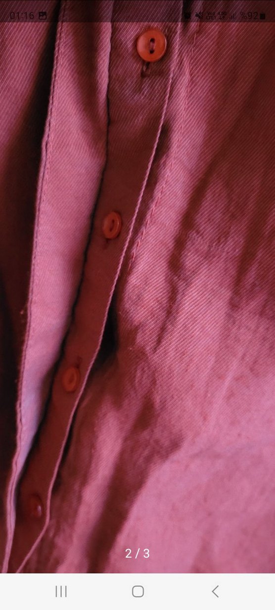 Düğmeli Kısa Kollu Gömlek - Görsel 2