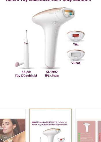 Philips IPL Lazer Epilasyon Cihazı Çantalı - Görsel 2