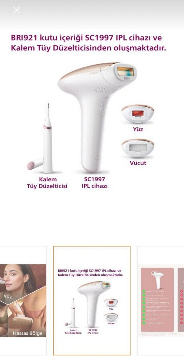 Philips IPL Lazer Epilasyon Cihazı Çantalı - Görsel 2