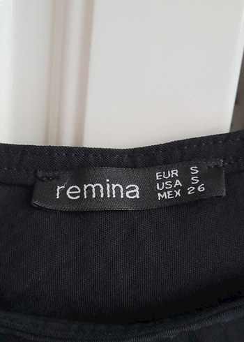 Drapeli Siyah Kadın Bluz - Görsel 3