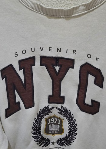 NYC Baskılı Sweatshirt - Görsel 2
