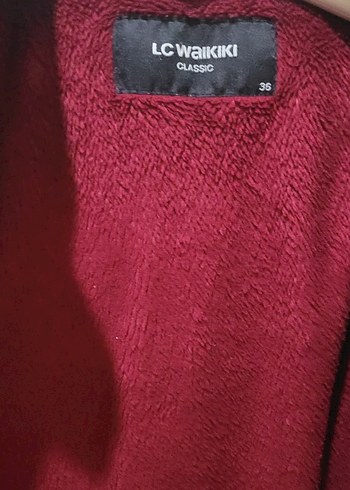 Kadın Bordo Kürklü Kışlık Mont - Görsel 2