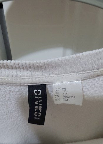 H&M Nakışlı Püsküllü  Sweatshirt - Görsel 3