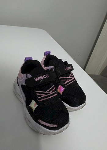 Kız Çocuk Işıklı Mor Spor Ayakkabı - Görsel 3