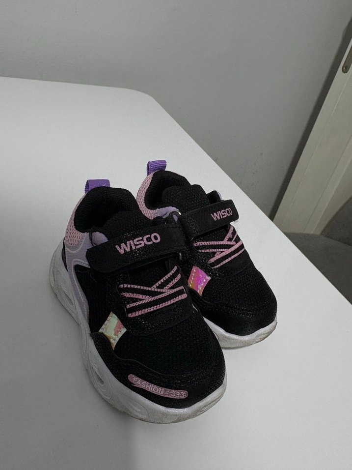 Kız Çocuk Işıklı Mor Spor Ayakkabı - Görsel 3