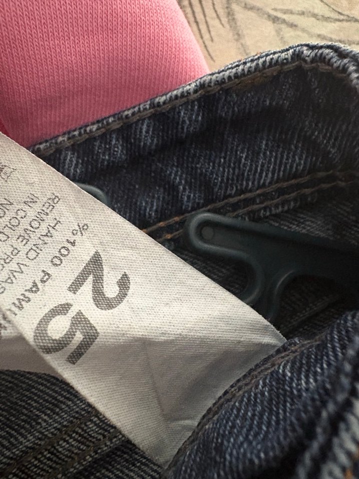 Lacivert Yüksek Bel Bol Kesim Kadın Jean - Görsel 4