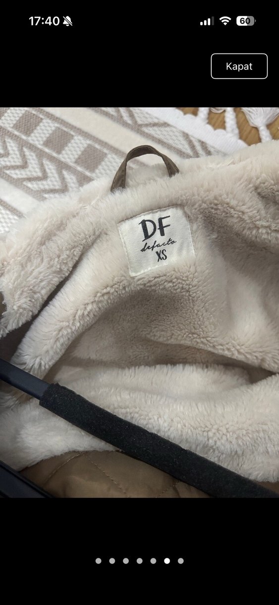 Kahverengi Kürklü Kapüşonlu Kadın Kışlık mont - Görsel 4