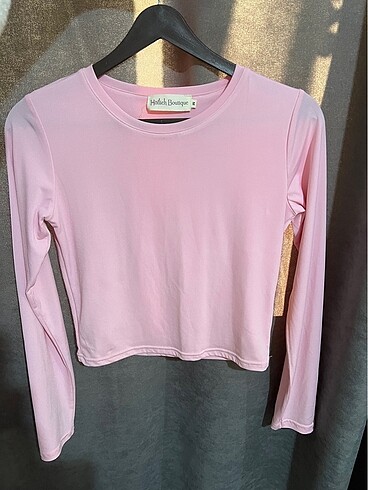 Vintage Love pembe uzun kollu bluz